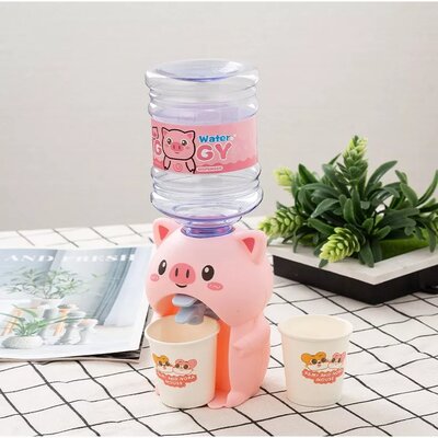 Mini dispensador de agua figura cerdito
