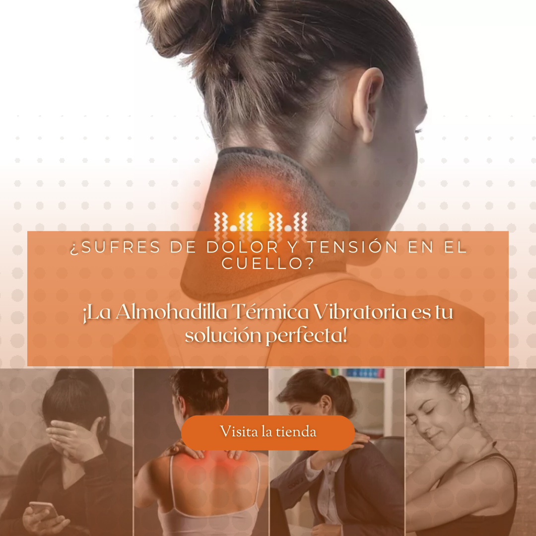 Masajeador térmico vibratoria para cuello