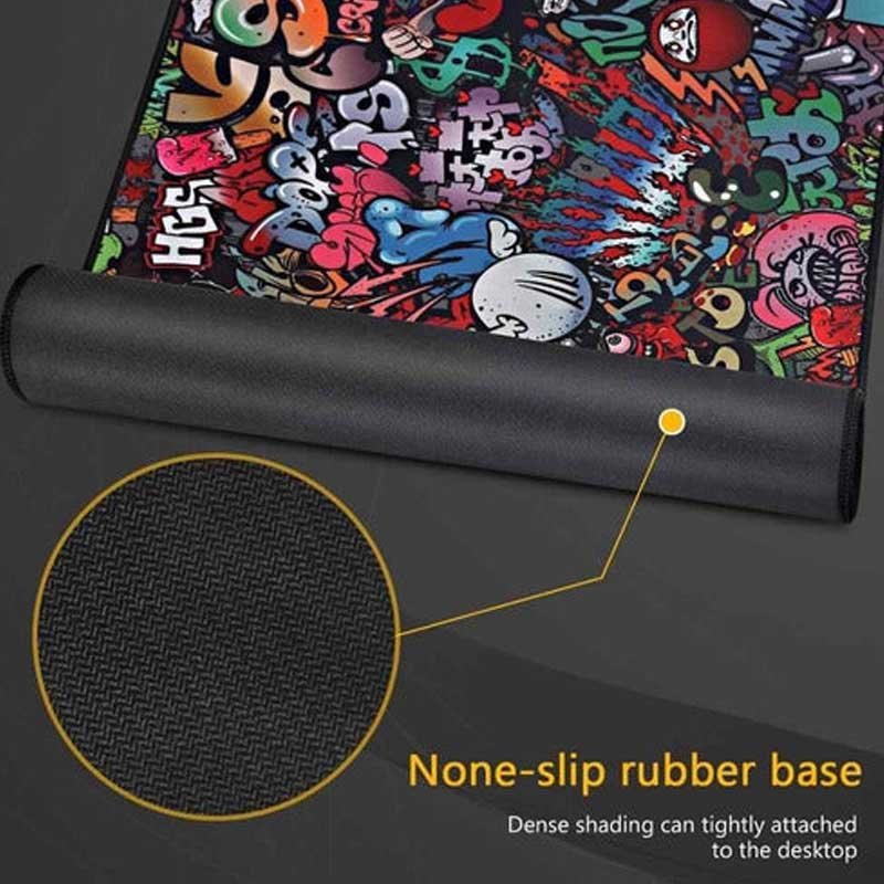 MOUSEPAD GRAFFITI 90X40CM ANTIDESLIZANTE
