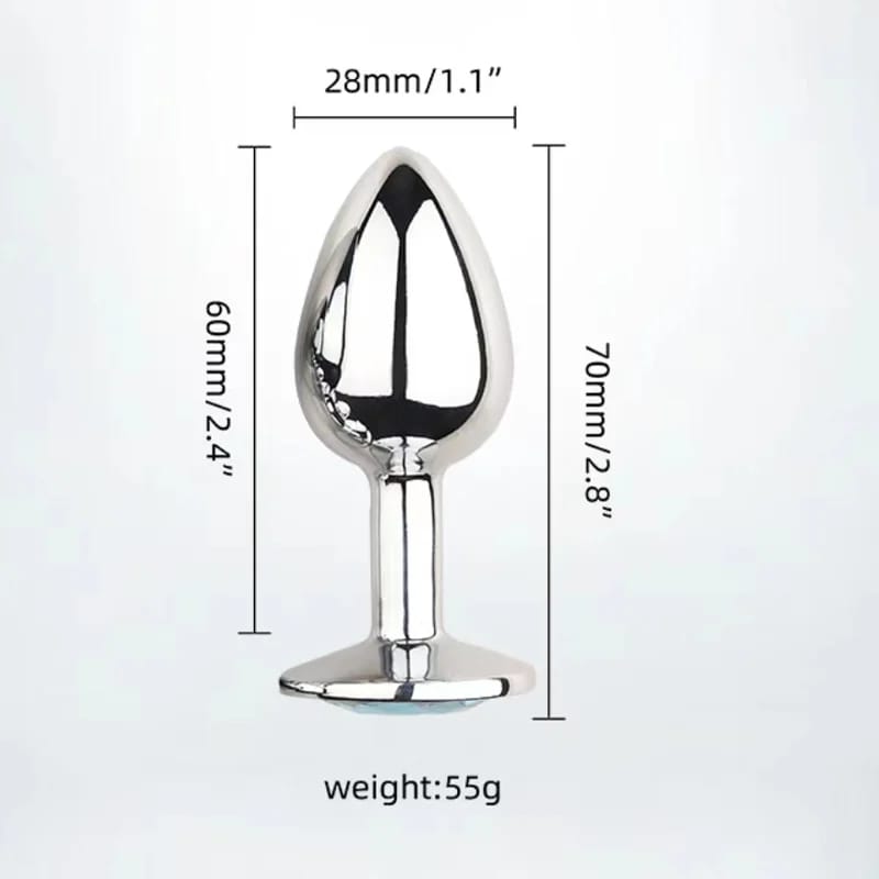 Plug Anal de Acero Talla S