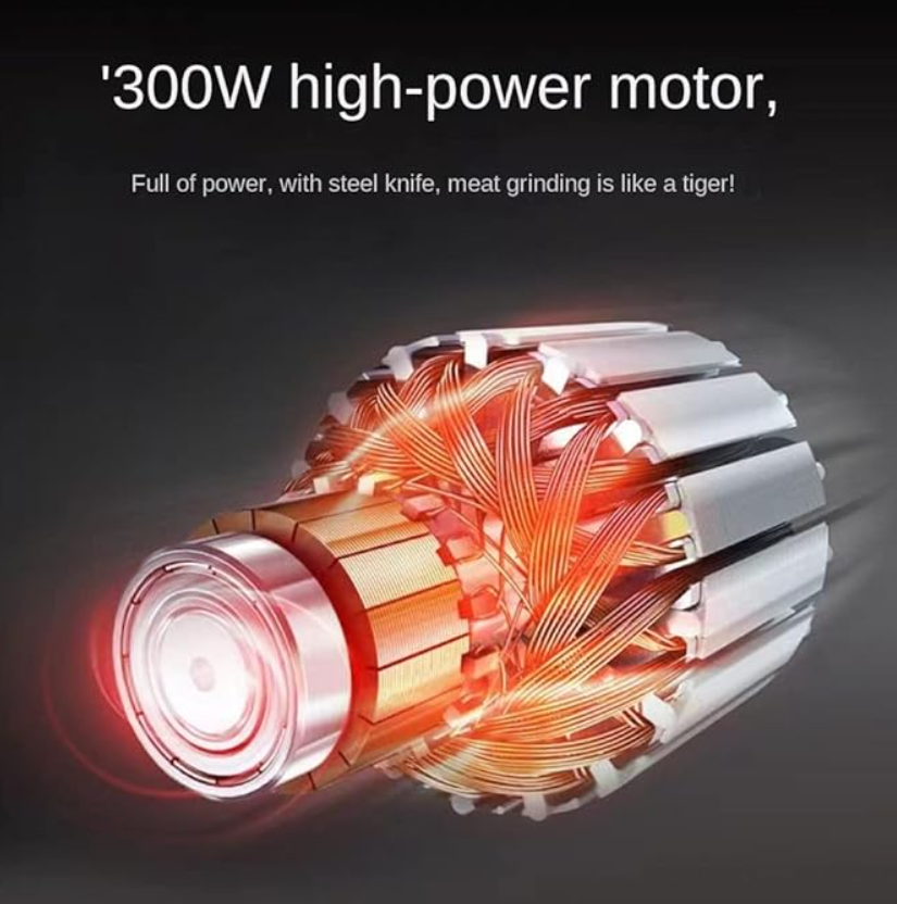 Picadora Electrica de Acero Inoxidable