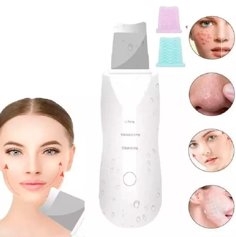 Espátula Facial Ultrasónica Exfoliante