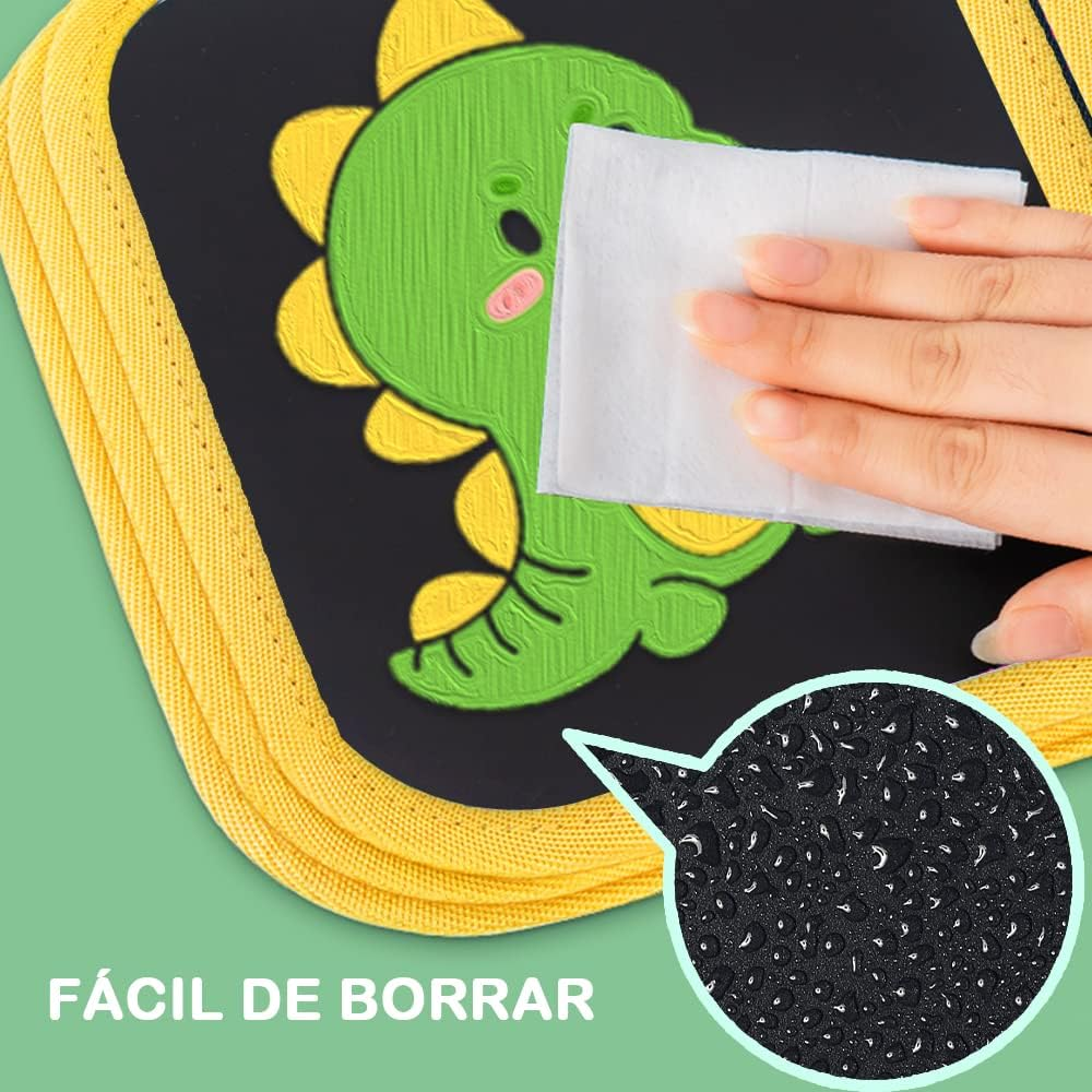GUYUCOM 2 Paquete De Pegatinas 3D Reutilizables Para Niños, Libro De Pegatinas Portátil E Impermeable, Regalo Educativo Para Niños De 2 A 6 Años