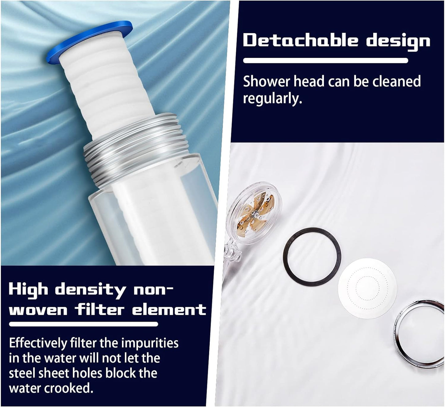 Mango De Ducha Tornado Giratorio