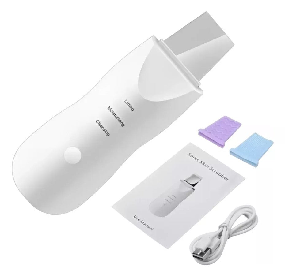Espátula Facial Ultrasónica Exfoliante