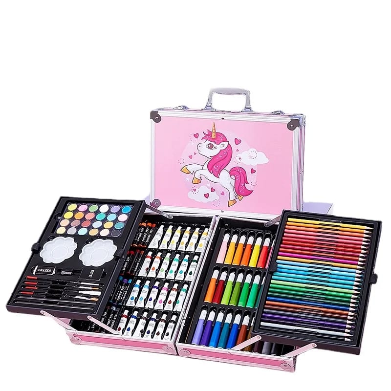Kit Dibujo Niño 145 Piezas Pintura Arte