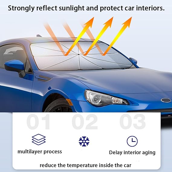 Quitasol Parasol Parabrisas Auto
