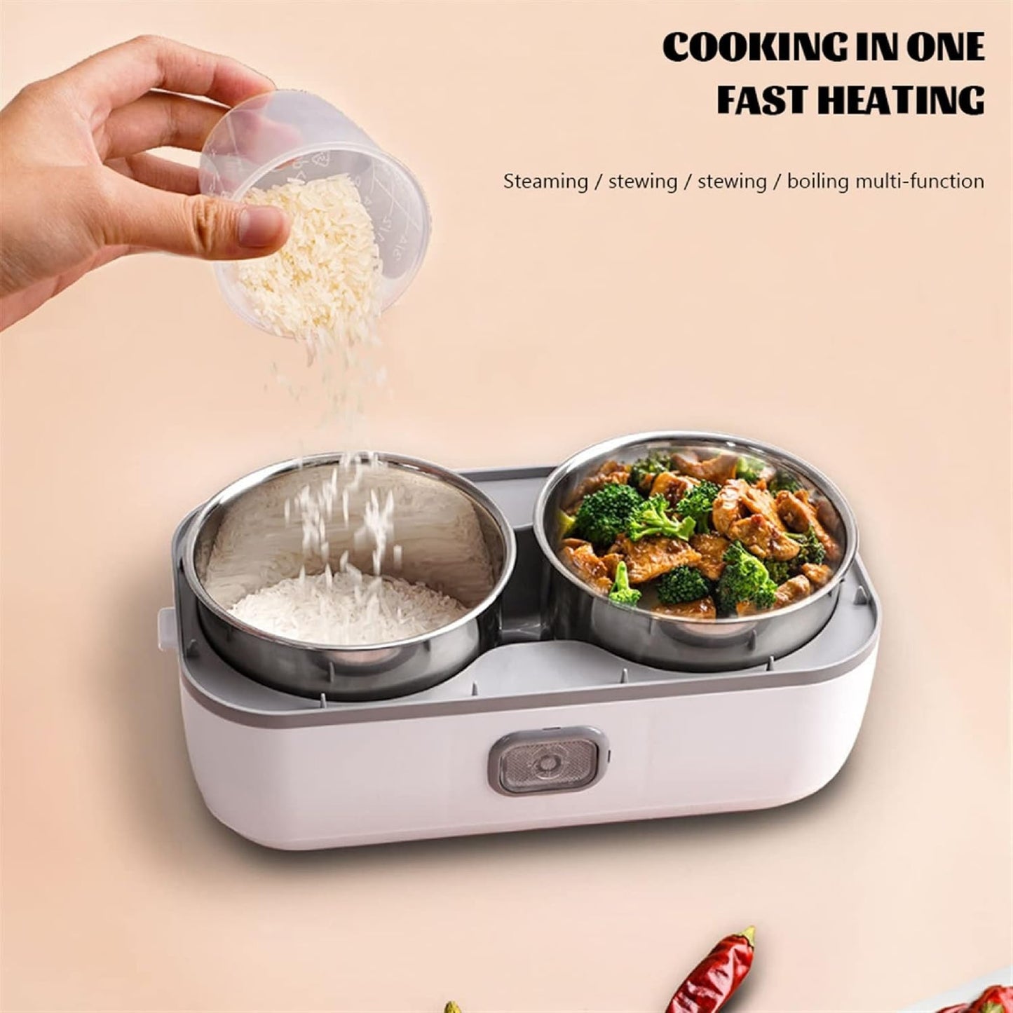 Fiambrera Con Calefacción Eléctrica