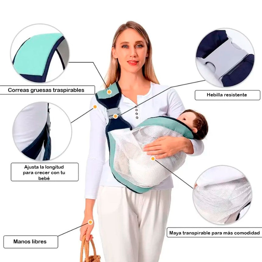 Fular Portabebés Canguro Ergonómico