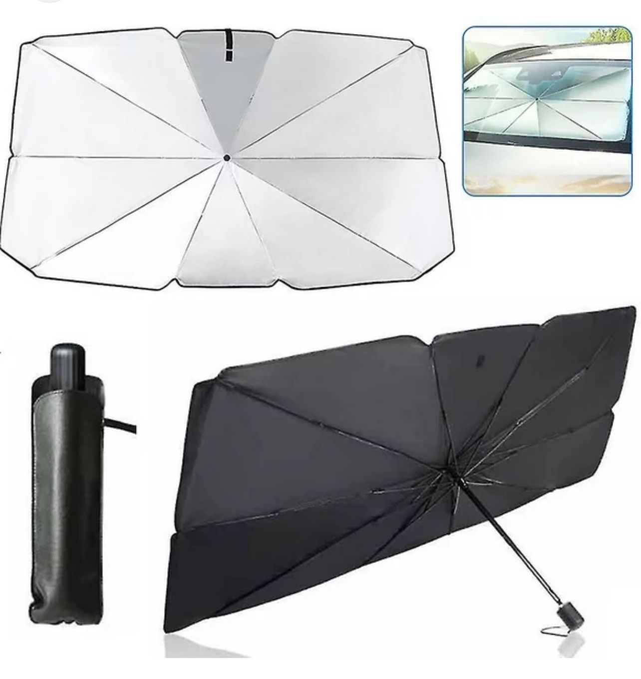 Quitasol Parasol Parabrisas Auto