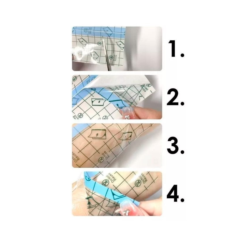 PARCHE IMPERMEABLE TRANSPARENTE AGUA